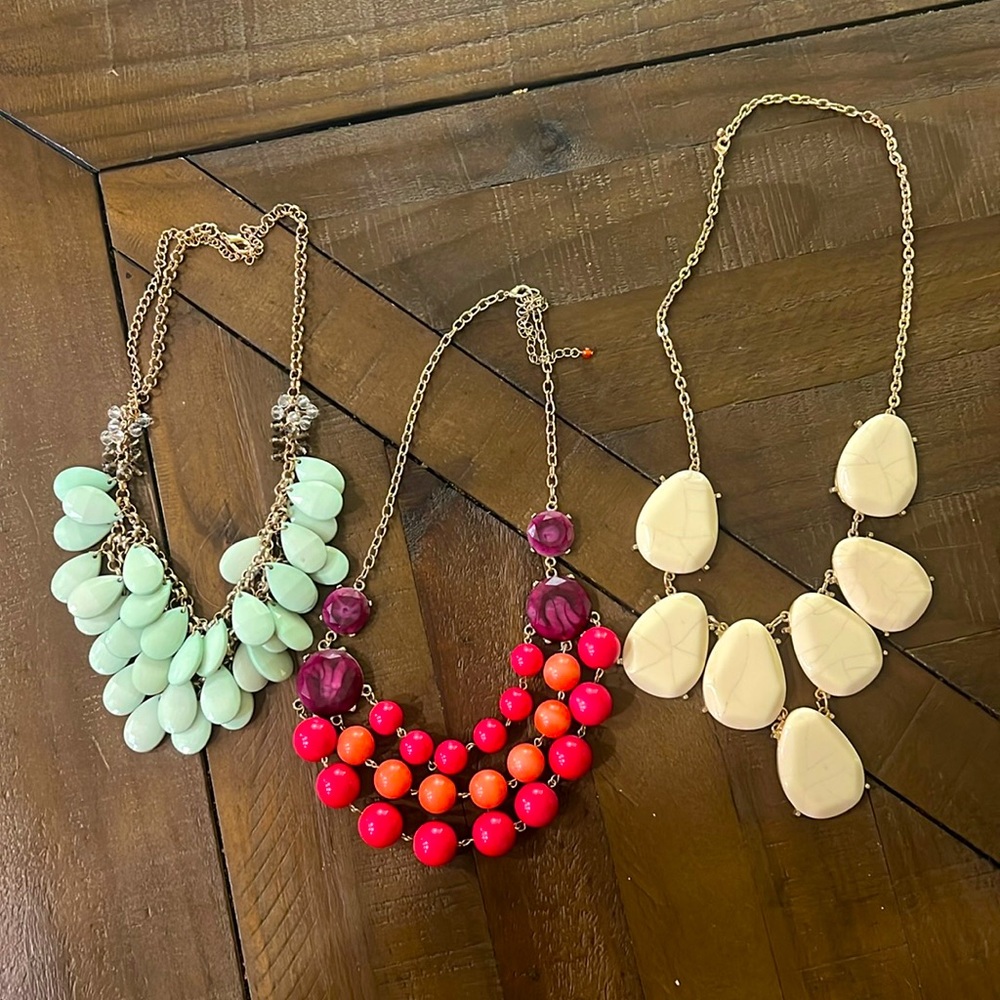 3 beautiful necklaces. Sold as a bundle